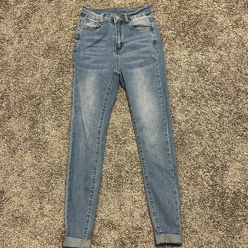 Shein high rise skinny jeans